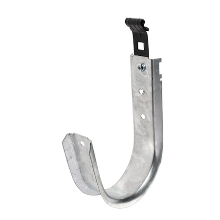 Winnie Industries 4in. J Hook with Angle Flange Hammer On 1/16in. to 1/4in., 25PK WJH64AF14